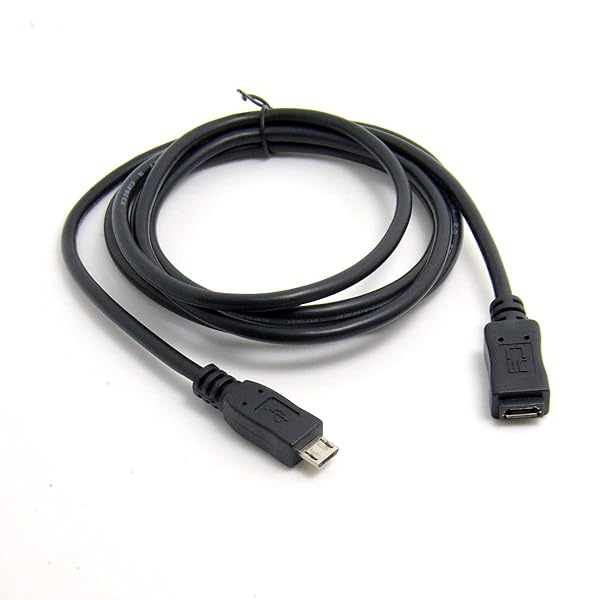 cablecc Cablecc 5ft Full Pin Micro USB 2.0 Type 5Pin Male to Female Cable for Tablet Phone OTG Extension 150cm - View 6 of 10