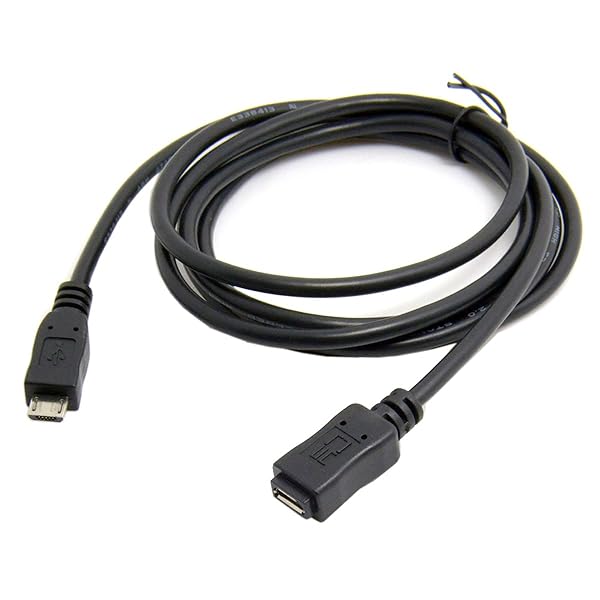 cablecc Cablecc 5ft Full Pin Micro USB 2.0 Type 5Pin Male to Female Cable for Tablet Phone OTG Extension 150cm - View 9 of 10