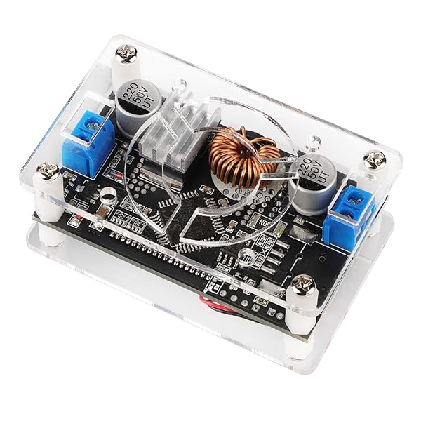 DROK DROK Voltage Boost Converter DC 6-30V to 5V 7-32V 12V 24V 5A Adjustable Regulator with LCD Display Power Supply Module Circuit Board - View 5 of 9
