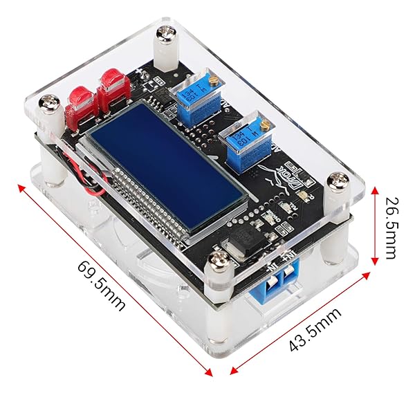 DROK DROK Voltage Boost Converter DC 6-30V to 5V 7-32V 12V 24V 5A Adjustable Regulator with LCD Display Power Supply Module Circuit Board - View 6 of 9