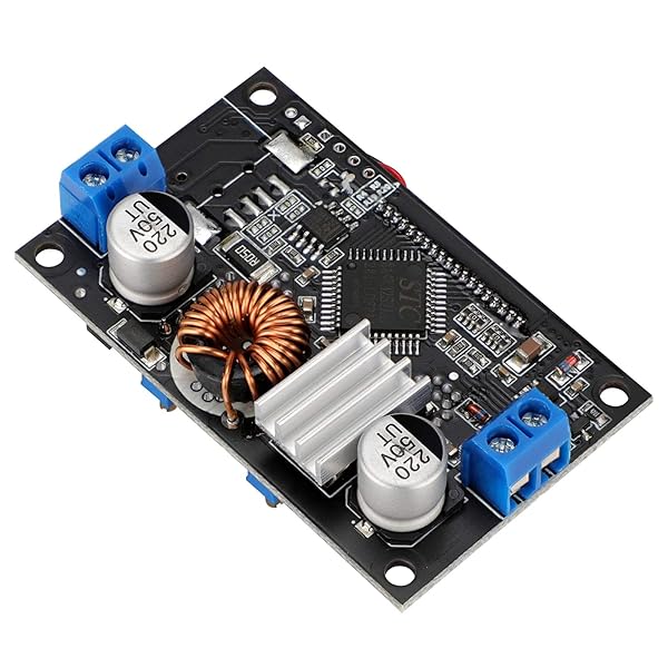 DROK DROK Voltage Boost Converter DC 6-30V to 5V 7-32V 12V 24V 5A Adjustable Regulator with LCD Display Power Supply Module Circuit Board - View 7 of 9