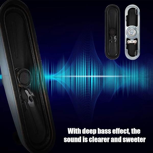 Sutinna Enhance Your Home Theatre with Sutinna 2Pcs 8 Ohm 10W Portable TV Speakers - Full Range Bookshelf Sound - View 4 of 10