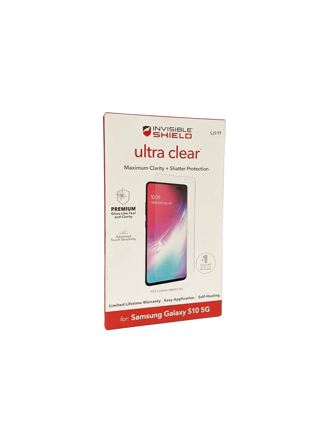 ZAGG Ultra Clear Screen Protector for Samsung Galaxy S10 5G - Ultimate Clarity & Protection