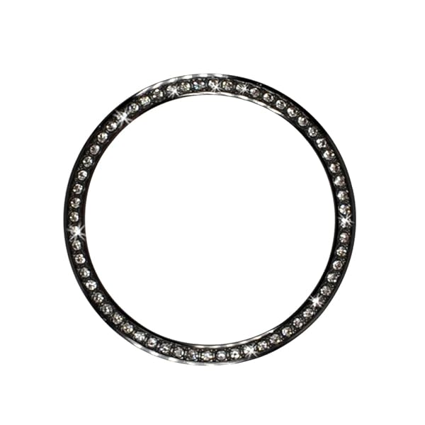 Hemobllo Hemobllo Bezel Ring for Samsung 46mm Metal Protective Case with Bling Diamond Anti-Scratch Frame Accessories Black - View 3 of 11