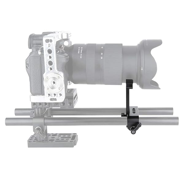 NICEYRIG Buy NICEYRIG 15mm Lens Support Bracket - Dual Rod Clamp for 50mm-140mm Lenses | Model 2784 - View 4 of 8