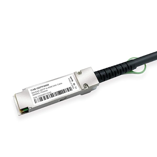 10Gtek QSFP to SFF-8088 DDR Hybrid Mini SAS Cable 1.5m for NetApp DS4243 DS4246 DS2246 External Copper 100-Ohm High Performance - View 8 of 8