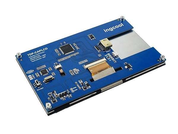 Ingcool Ingcool 7-Inch HDMI LCD Touch Screen 1024x600 for Raspberry Pi & PC - Windows Compatible Display Module - View 7 of 9