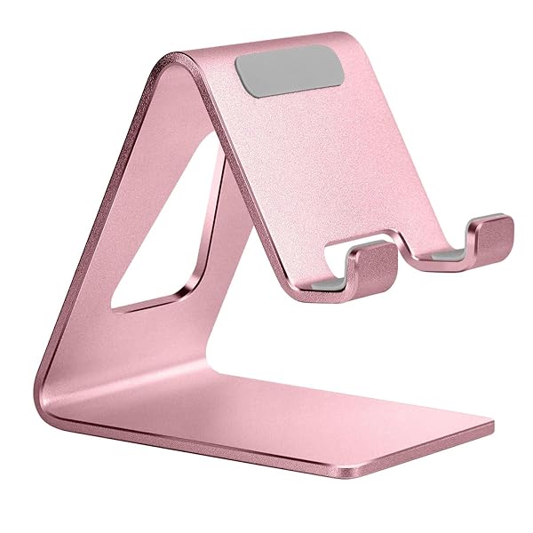 Aoviho Buy Aoviho Desk Phone Stand - Universal Holder for iPhone & Samsung - Rose Gold Cradle Dock for All Smartphones