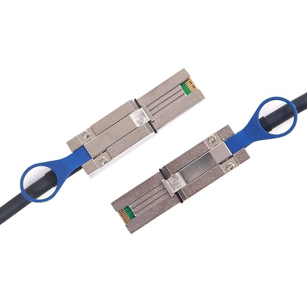 10Gtek 10Gtek SFF-8088 to SFF-8088 Mini SAS HD Cable 1.5m 3G 6Gbps SAS2.0 Hybrid Cable for RAID DAS Servers 100Ohm - View 3 of 5