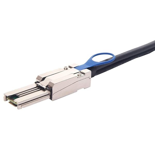 10Gtek 10Gtek SFF-8088 to SFF-8088 Mini SAS HD Cable 1.5m 3G 6Gbps SAS2.0 Hybrid Cable for RAID DAS Servers 100Ohm - View 4 of 5