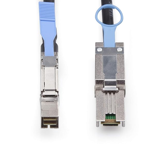 10Gtek 10Gtek SFF-8644 to SFF-8088 Mini SAS Cable 6Gbps 0.5m for RAID Server Data Center 100-Ohm High Speed Connection - View 4 of 8
