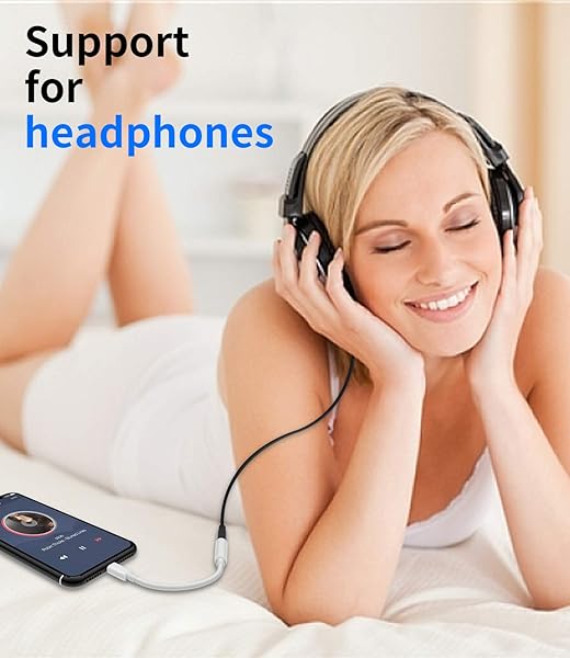 zoyuzan 2 Pack Headphone Adapter Dongle to 3.5 mm Jack for iPhone 12 11 XS X 8 7 Pro XR SE Max Plus Compatible with iPad Car Music Accessories - View 5 of 8