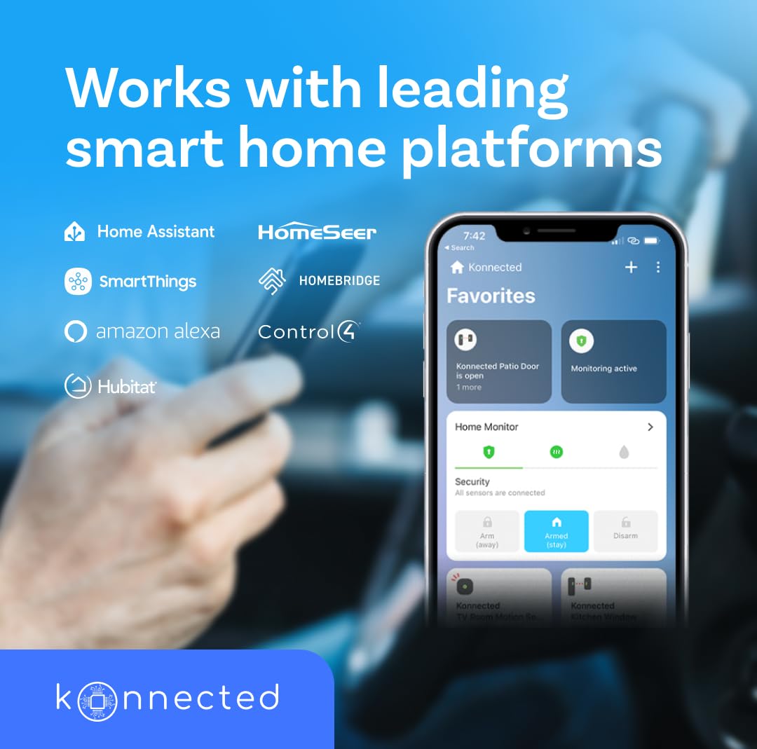 Konnected 12 Zone Wired Smart Alarm Panel Konnected Alarm Panel Pro Conversion Kit for Smart Home with Wi-Fi Ethernet No Batteries Monthly Fee - View 5 of 7