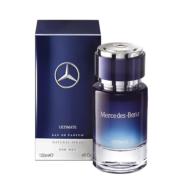 Mercedes Benz Mercedes-Benz Ultimate Eau de Parfum for Men - Long Lasting Amber & Patchouli Cologne - 4 oz
