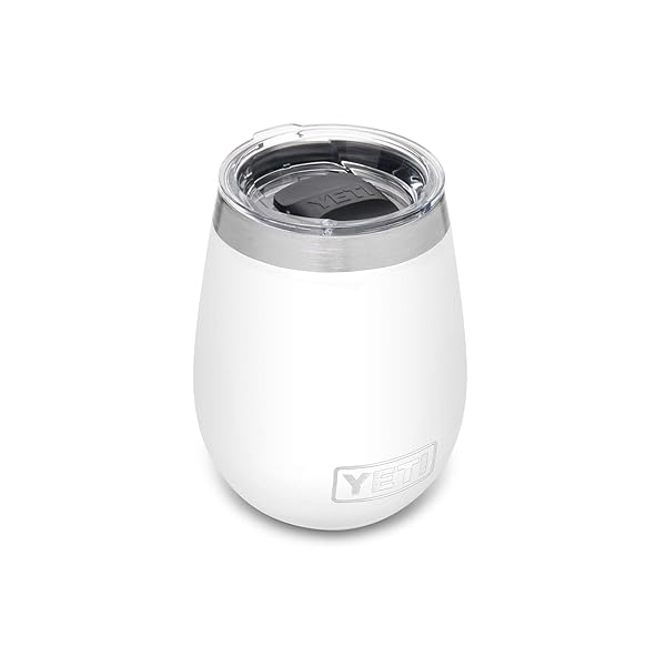 YETI YETI Rambler 10 oz Wine Tumbler - Vacuum Insulated Stainless Steel with MagSlider Lid in White