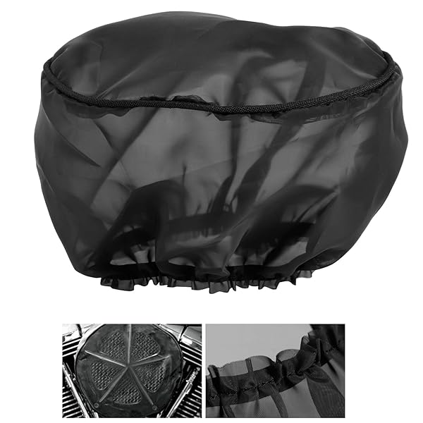 Aramox Air Cleaner Rain Sock for Touri Motorcycle Part Black Durable Cover Wrap - View 5 of 10