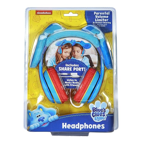 eKids eKids Blues Clues and You Headphones for Kids with Share Port for Easy Listening - View 5 of 6