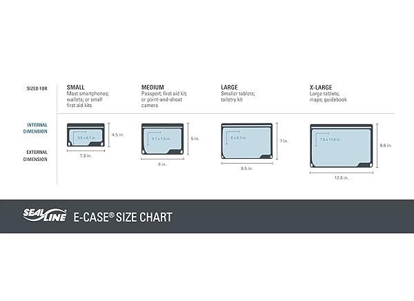 SealLine Shop E-Case Protective Case in Heather Blue - Medium Size for Ultimate Device Protection - View 5 of 5