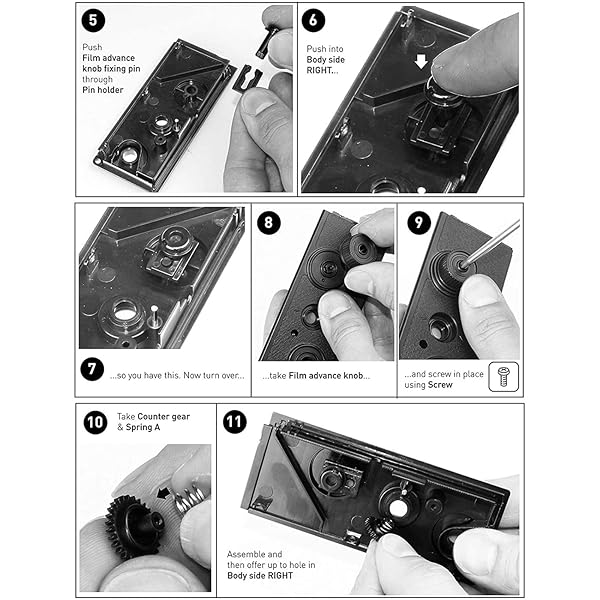 DEVMO DEVMO 2 PCS DIY Lightnes for Classic Retro Holga Lomo Recesky TLR Camera 35mm Film Twin Lens Reflex Kit - View 6 of 10