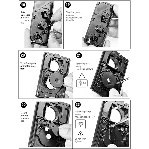 DEVMO DEVMO 2 PCS DIY Lightnes for Classic Retro Holga Lomo Recesky TLR Camera 35mm Film Twin Lens Reflex Kit - View 8 of 10