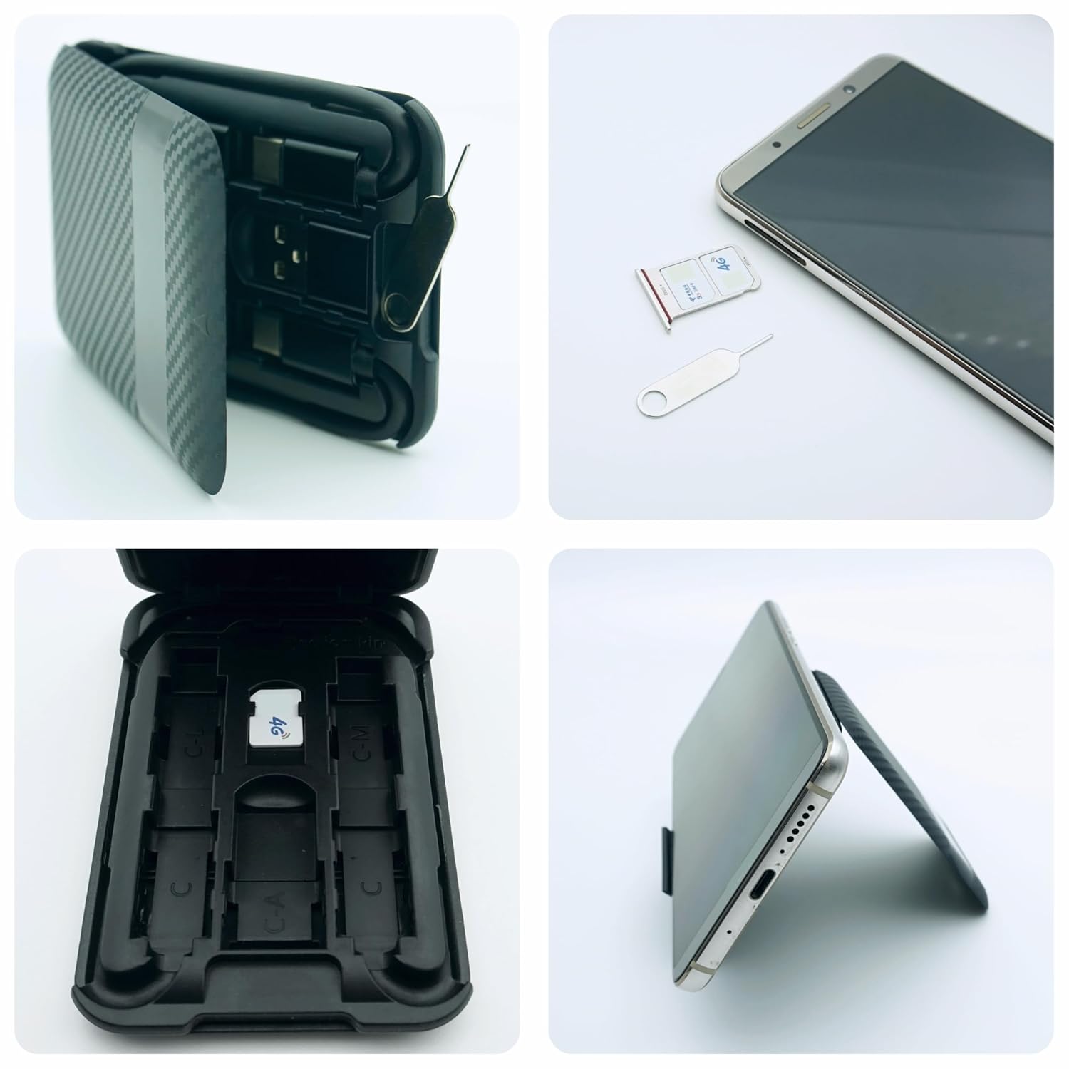 Linxi Tech USB C to C Charging Data Transfer Cable with 3 Connectors Adapter Compatible with iOS Micro USB and Type C Devices - View 7 of 7