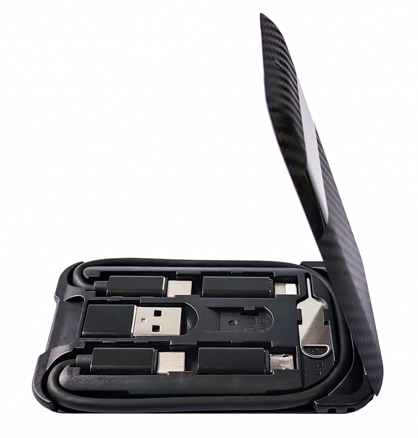 Linxi Tech USB C to C Charging Data Transfer Cable with 3 Connectors Adapter Compatible with iOS Micro USB and Type C Devices