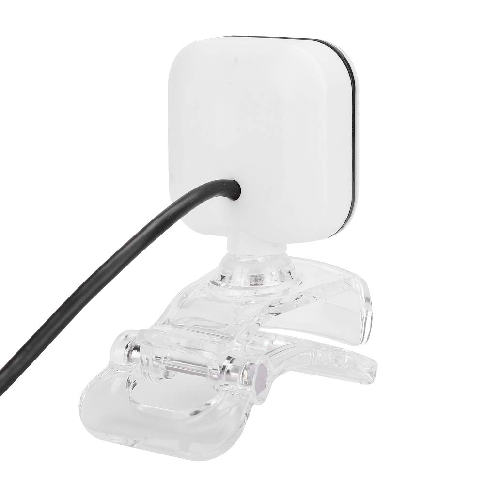 eboxer-1 Eboxer 1 HD USB Webcam with Microphone Adjustable Clip 480P Plug and Play White for PC and Computer - View 9 of 9