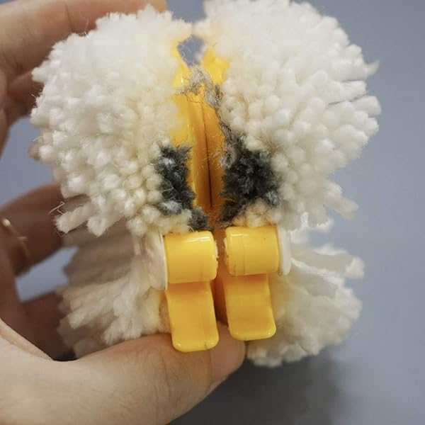 Wool Queen Hand U Journey Pom-Pom Maker Set: 6 Sizes for DIY Wool Yarn Crafts - Perfect for Kids & Adults! - View 4 of 6