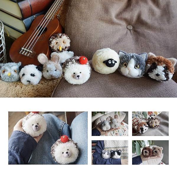 Wool Queen Hand U Journey Pom-Pom Maker Set: 6 Sizes for DIY Wool Yarn Crafts - Perfect for Kids & Adults! - View 6 of 6
