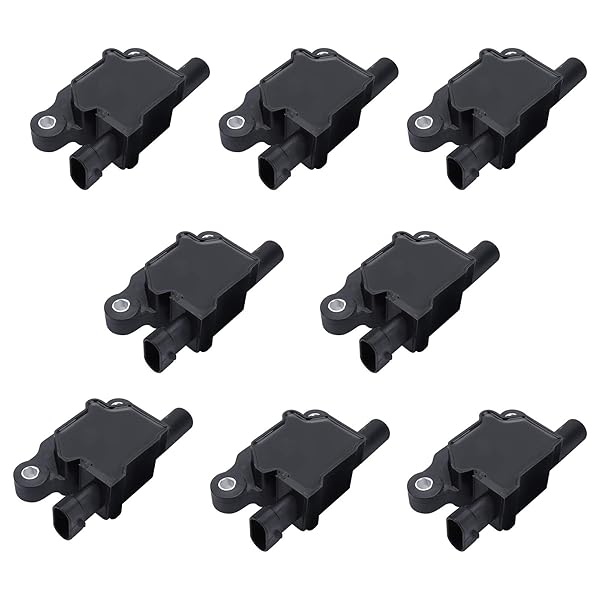 DRIVESTAR DRIVESTAR 8pcs Ignition Coil Pack for Chevrolet Silverado Trailblazer Avalanche GMC Sierra Cadillac Escalade V8 Replacement UF413 12611424 12570616 - View 3 of 7