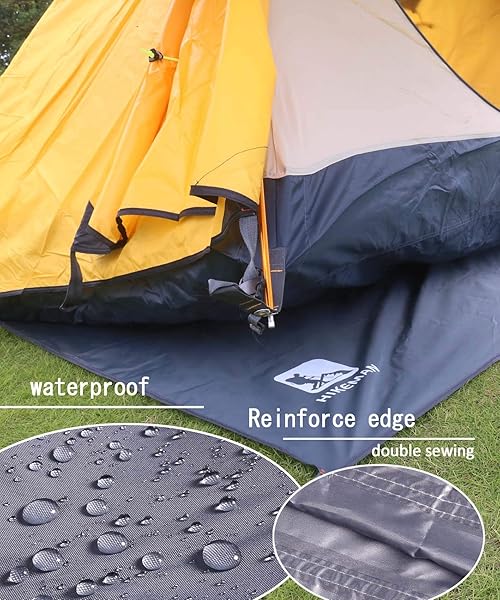 HIKEMAN Hikeman Hexagonal Tent Footprint Ultralight Waterproof Ground Sheet Mat for 1-4 Person Camping Hiking Picnic Backpacking - View 5 of 7
