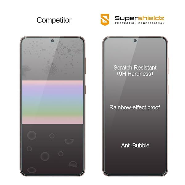 Supershieldz Supershieldz 2 Pack Tempered Glass Screen Protector for Samsung Galaxy S21 Plus 5G Anti Scratch Bubble Free - View 3 of 6