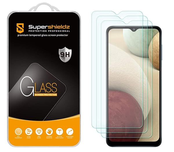 Supershieldz Supershieldz 3 Pack Tempered Glass Screen Protector for Samsung Galaxy A13 5G A13 LTE A12 Anti Scratch Bubble Free - View 2 of 6