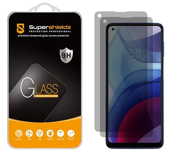 Supershieldz Supershieldz 2 Pack Privacy Anti Spy Tempered Glass Screen Protector for Motorola Moto G Power 2021 Anti Scratch Bubble Free - View 2 of 6