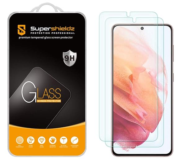 Supershieldz Supershieldz 2 Pack Tempered Glass Screen Protector for Samsung Galaxy S21 5G Anti Scratch Bubble Free - View 2 of 6