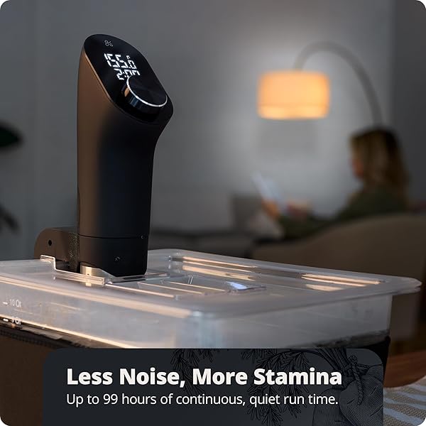 Greater Goods Greater Goods Kitchen Sous Vide Machine Precision Cooker Immersion Circulator Brushless Motor 1100 Watts Onyx Black - View 4 of 6