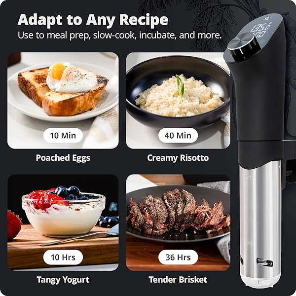 Greater Goods Greater Goods Kitchen Sous Vide Machine Precision Cooker Immersion Circulator Brushless Motor 1100 Watts Onyx Black - View 5 of 6
