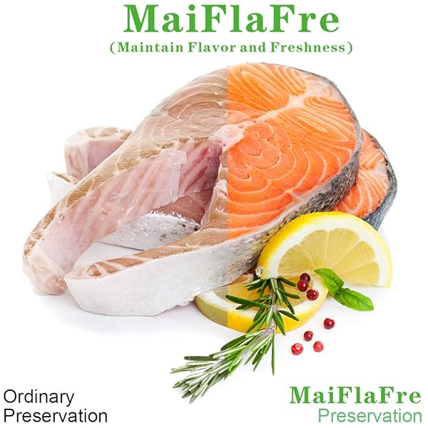 MaiFlaFre MaiFlaFre 8 Pack Vacuum Sealer Bags Rolls 8x20 and 11x20 Heavy Duty BPA Free Compatible with All Vacuum Sealers - View 3 of 7