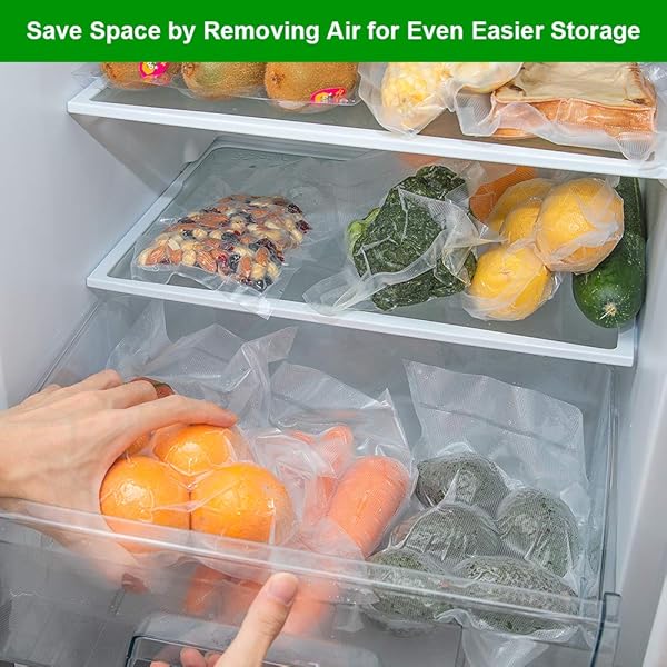 MaiFlaFre MaiFlaFre 8 Pack Vacuum Sealer Bags Rolls 8x20 and 11x20 Heavy Duty BPA Free Compatible with All Vacuum Sealers - View 5 of 7