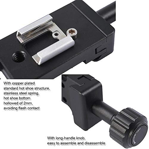 iShoot iShoot Metal Clamp Universal Hot Shoe Mount 39mm Arca-Swiss Quick Release L-Shaped Camera Holder Bracket Support Speedlite Flash - View 4 of 9