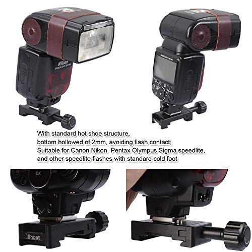iShoot iShoot Metal Clamp Universal Hot Shoe Mount 39mm Arca-Swiss Quick Release L-Shaped Camera Holder Bracket Support Speedlite Flash - View 5 of 9