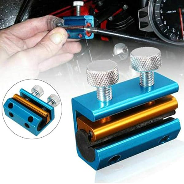 Aramox Motorcycle Aluminium Cable Lube Tool Portable Throttle Clutch Brake Lubrication Oiler Accessory for ATV B Blue - View 4 of 9