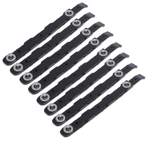 Eshylala Buy Eshylala 8 Pack Black Chassis Hard Drive Mounting Plastic Rails - Durable & Easy Installation