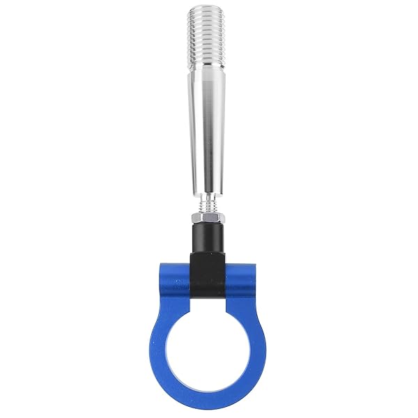 Aramox Aramox Screw-on Tow Hook for JDM Cars Front Bumper Racing Towing Ring Fit FX35 FX45 FX50 QX7 Blue - View 5 of 9