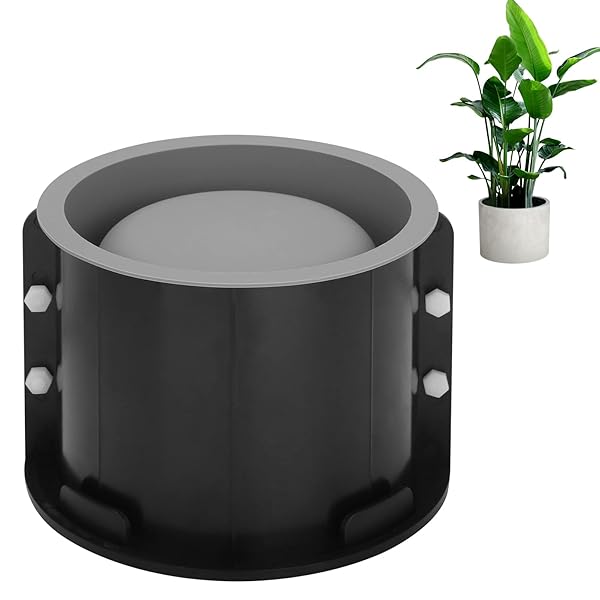 Osilifen Osilifen 7-Inch Round Silicone Planter Mold for DIY Concrete Flower Pots - Perfect for Crafting!