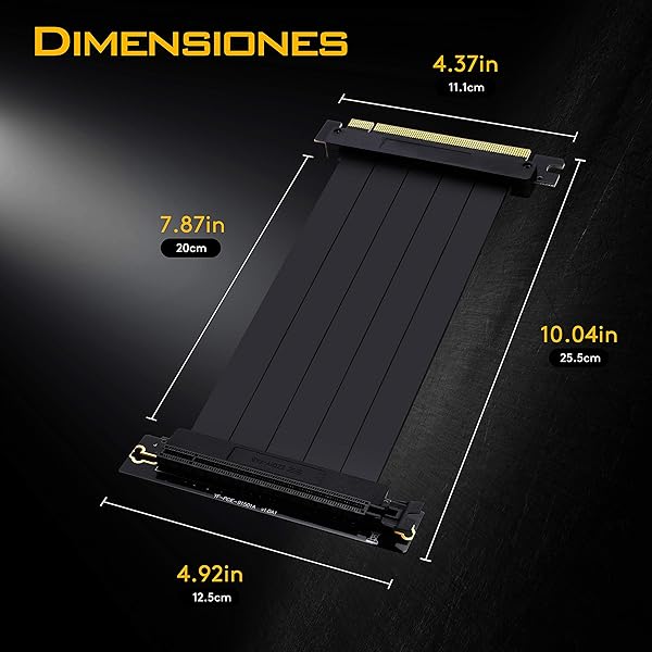 EZDIY-FAB EZDIY-FAB 20cm PCIe 3.0 16x High Speed Riser Cable GPU Extension Card Right Angle Connector - View 2 of 9