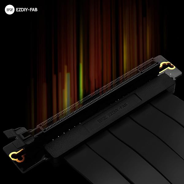 EZDIY-FAB EZDIY-FAB 30cm PCIe 3.0 16x High Speed Riser Cable GPU Extension Card Right Angle Connector - View 6 of 9