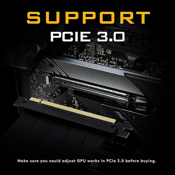 EZDIY-FAB EZDIY-FAB 30cm PCIe 3.0 16x High Speed Riser Cable GPU Extension Card Right Angle Connector - View 7 of 9