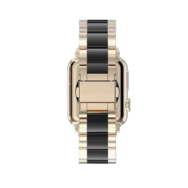Wearlizer Wearlizer Stainless Steel Champagne Wristband for Apple Watch 42-49mm Women's Classic Strap Replacement Bracelet - View 5 of 6