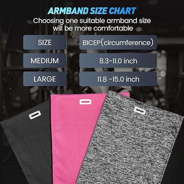 Outus Outus 3-Piece Phone Holder: Perfect Running Armband for Hiking, Biking, and Travel - View 4 of 9